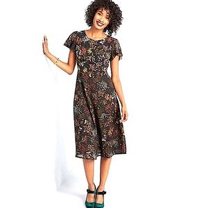 Modcloth Embellished To Perfection Midi Dress size Small